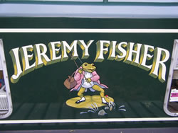 Narrowboat Painting- Jeremy Fisher